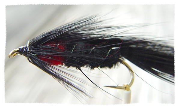 Matuka Black Streamer Fly Fishing Flies Twelve Size 6