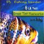 Wonderfurl Green Tint Fluorocarbon Furled Leaders +Ring