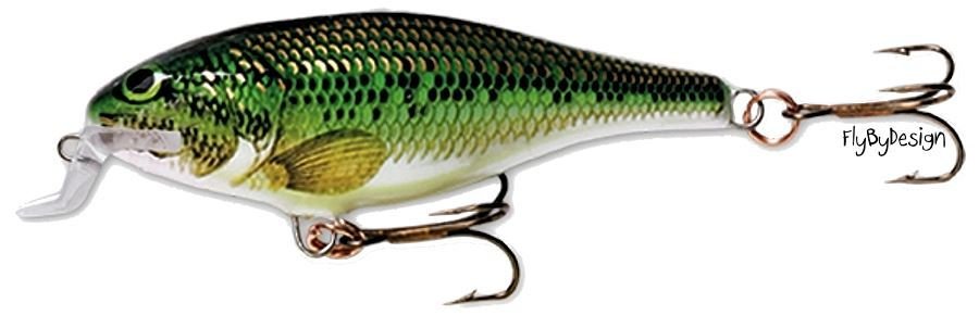 Rapala Baby Bass Shallow Runner Shad Rap - SSR-7 BB