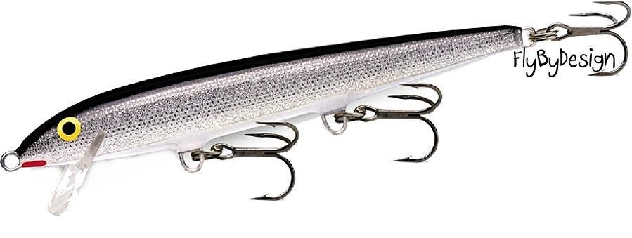 Rapala Silver F11-S Floating 4-3/8" Balsa Lure Estonia