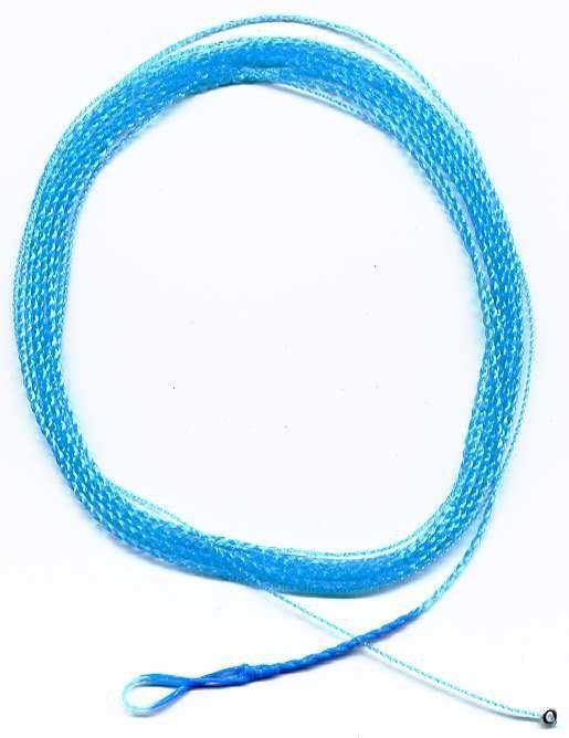 Wonderfurl Electric BLUE Furled Fly Fish Leaders + Ring