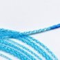 Wonderfurl Electric BLUE Furled Fly Fish Leaders + Ring