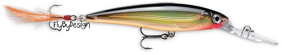 Rapala XRD10 Gold Deep Diving Xtreme Action Slashbait