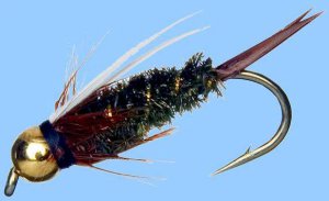 Bead Head Prince Nymph - Twelve NEW Fly Fishing Flies in Your Choice of Size