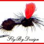 Black Parachute Ant Fly Fishing Flies - FREE Shipping Worldwide & Choice of Size