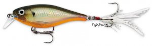 Rapala X-RAP Tenn Olive Shallow Shad Lure (XRSHSS08 TOSD) with SureSet Hook