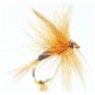 Ginger Quill Dry Flies - Twelve Hook Size 12 Fly Fishing Flies