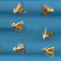 Yellow Elk Hair Caddis Dry Fly Fishing Flies - Choice of Hook Size