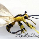 Six Realistic NEW Yellow Jacket Bee Fly Fishing Flies