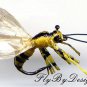 Six Realistic NEW Yellow Jacket Bee Fly Fishing Flies