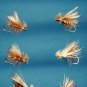 Tan Elk Hair Caddis Dry Fly Fishing Flies - Choice of Hook Size