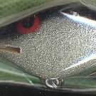 Vintage POE'S SUPER CEDAR Black/Silver Glitter 492 Lure