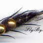Double Bead Stoneflies - Twelve Fly Fishing Flies Your Choice Hook Size & Color