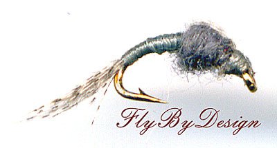WD40 Nymph Fly Fishing Flies - Twelve Premium Flies in Choice of Hook Size