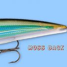 Rapala Moss Back Shiner X-RAP Suspending Lure (XRSS10 MBS) with VMC SureSet Hook