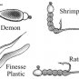 Ratso/Shrimpo Custom Jigs for Ice Fishing & Open Water, Choice of Color and Size