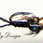 Black Copper John Nymphs Twelve NEW Fly Fishing Flies Choose Hook Size 14 to 20