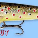 Rapala 2" F05 TR Original Floating BROWN TROUT Balsa Wood Fishing Lure
