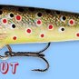 Rapala 2" F05 TR Original Floating BROWN TROUT Balsa Wood Fishing Lure