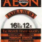 AEON Tapered Knotless Extra Heavy Fly Fishing Leader 16 Lb Test - 12 Foot Long