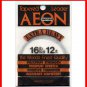 AEON Tapered Knotless Extra Heavy Fly Fishing Leader 16 Lb Test - 12 Foot Long