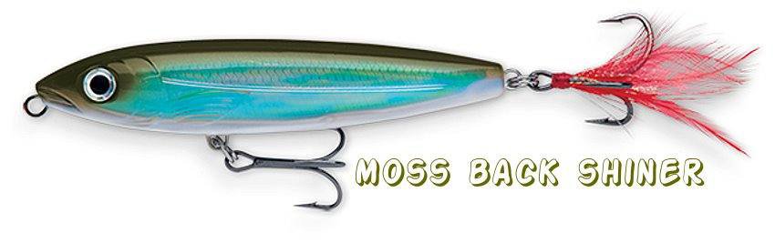 Rapala X-RAP Walk-the-Dog Moss Back Shiner (XRW11 MBS) Lure with SureSet Hook