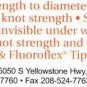 RIO Fluoroflex Tapered Fluorocarbon Leaders with Loop