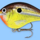 Rapala DT4 HM Hot Mustard Rattling Natural Balsa Crankbait Lure Dives to 4 Feet