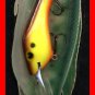 Vintage (1988) POE'S SUPER CEDAR Brown/Chartreuse Lure