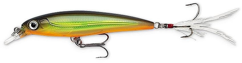 Rapala Moss Chartreuse Shad (XRSS10 MCSD) Slashbait Lure with SureSet Hook