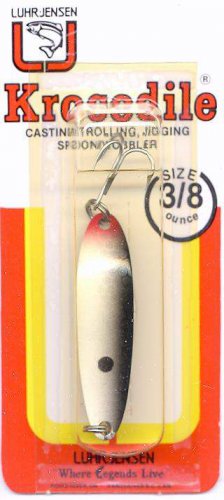 Luhr-Jensen Krocodile Silver Shad 3/8 oz Wobbler Spoon