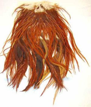 Keough #2 Brown Saddle Hackle Feathers