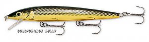 NEW Rapala GOLD/Orange Husky Jerk Rattling, Suspending (HJ10 G) Fishing Lure