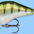 Rapala FAT 2-3/4" Rattling Balsa Yellow Perch Fishing Lure Dives to 1 Foot