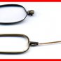 Dr Slick Premium Hackle Pliers - Choice of Black or Gold, Brass Fly Tying Tools