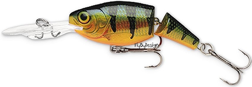NEW Rapala Jointed JSR04 Suspending Rattling PERCH Shad Rap Fishing Lure