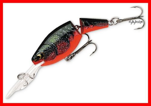 Rapala JSR05 Shad Rap Snodato Sospensione – Rosso Crawdad, 5 Cm, 8g, Pesca Bass E Walleye