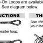 Cortland Mini-Head Kit -Custom Build Mini-Sink-Tips with Loops (6" per second)