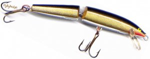 NEW Rapala Gold J05-G Jointed Balsa Floating Fishing Lure