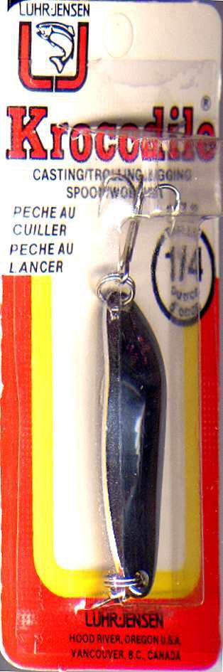 Luhr-Jensen Krocodile Trolling Jigging Chrome Spoons