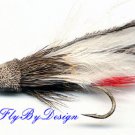 White Marabou Muddler Fly Fishing Flies - Twelve Flies in Size of Your Choice