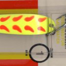 Luhr-Jensen Krocodile Chartreuse Fire Wing Wobble Spoon