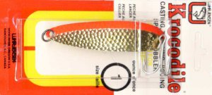 Luhr-Jensen Krocodile Hammered Brass/Fire Stripe Spoons
