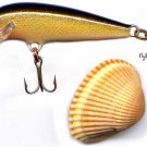 Rapala Gold Original Floating 2" Wounded-Minnow Fishing Lure F5 G