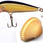 Rapala Gold Original Floating 2" Wounded-Minnow Fishing Lure F5 G