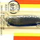 Luhr-Jensen Krocodile H-Chrome/Neon Blue Wobbler Spoon