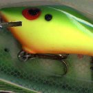 Vintage (1987) POE'S Chart/Olive/Orange Shad Lure #245
