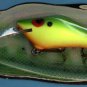 Vintage (1987) POE'S Chart/Olive/Orange Shad Lure #245
