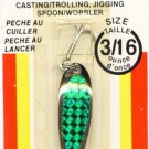 Luhr-Jensen Krocodile Chrome/Green Prism Spoon