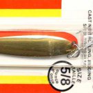 Luhr-Jensen Krocodile Brass/Fire Stripe Wobble Spoons